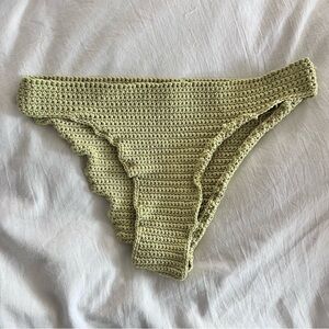 Ruffled Crochet Bikini Bottoms